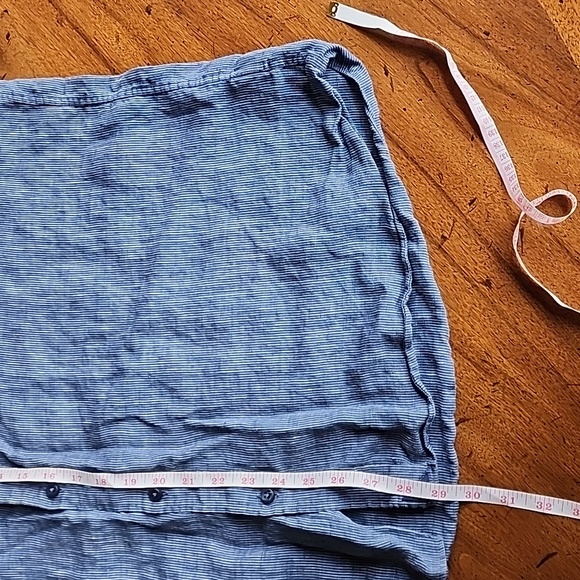 Untuckit Linen Short Sleeve Shirt Men's Size XXX-Large - Picture 5 of 11